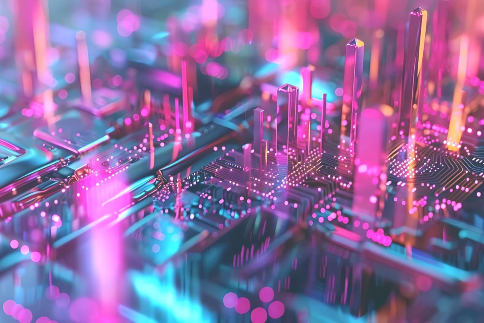 Close-up of network layer visualisation